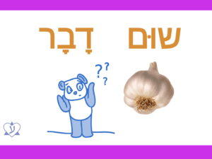 Есть ли в иврите связь слова "шум - чеснок" с сочетанием "шум давар"